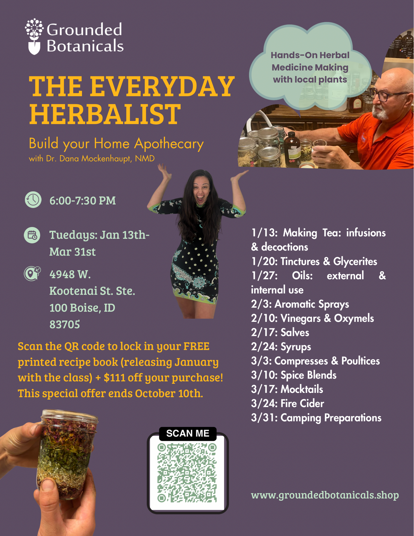 12 Week Workshop: The Everyday Herbalist